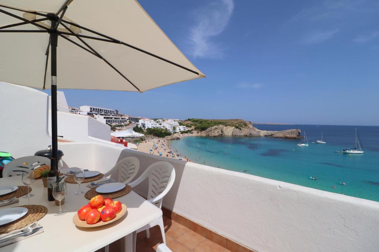 Belvedere, Family-Friendly, Nice, First-Line Apartment With Stunning Beach And Sea Views,Ac Arenal d'en Castell Exteriör bild