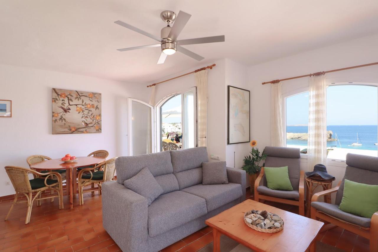 Belvedere, Family-Friendly, Nice, First-Line Apartment With Stunning Beach And Sea Views,Ac Arenal d'en Castell Exteriör bild